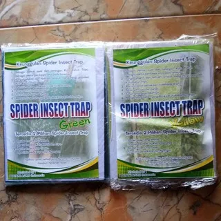 SPIDER INSECT TRAP/Perangkap kutu kebul,kaper dan serangga isi 20 & 100 lembar