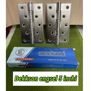 engsel 5 inc sus 304 tebal engsel pintu promo engsel dekkson kunci engsel pintu panel tebal stanlis/ dekkson engsel 5 inchi promo/ engsel dekkson stainlis 5 inc