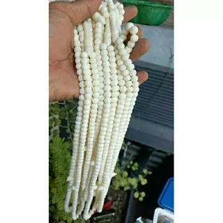 Tasbih tulang unta asli 7 mm. tasbih import