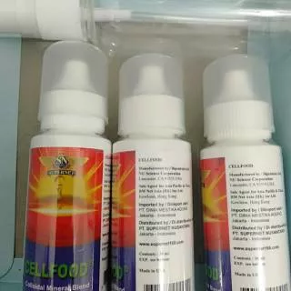 Cellfood Cell food Colloid Mineral mlend 100% Asli