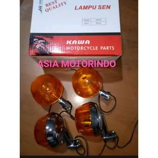 lampu sen lampu sein CB 100 crome lampu retteng Honda CB100 4pcs