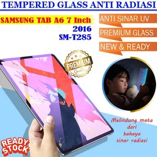 Samsung Galaxy Tab A A6 7 inch 2016 SM T285 Tempered Anti Gores UV Blue Ray Screen Guard Protector