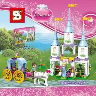 Brick Princess Cinderella Romantic Castle SY 325 SY325