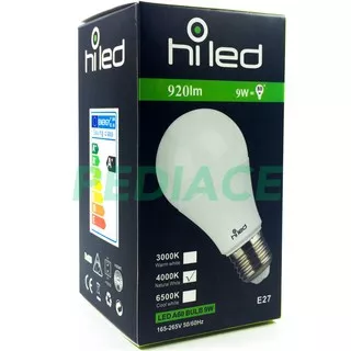 Lampu Bohlam LED Hiled Bulb 9W 9 Watt Natural White 4000K E27 920lm