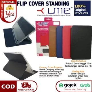 Flip Cover Samsung Tab A8 8 inci P200 P205 2019 With S Pen UME Soft Case Sarung Casing Book Standing Original