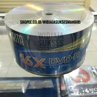 DVD-R kosong blank merk ARITA 4.7gb 16x Silver murah bagus kualitas terjamin