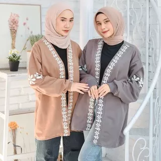 CAPPADOCIA OUTER CARDIGAN WANITA - CARDIGAN MODEL TURKEY BAHAN FLEECE