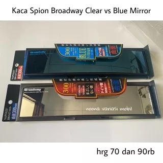 kaca spion tengah broadway cembung 30cm clear dan blue mirror kaca spion dalam mobil