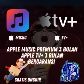 Apple Music Premium Apple TV+ Premium 3 Bulan Apple Musik Premium 3 Bulan Apple TV+ 3 Bulan Bergaransi