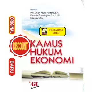 KAMUS HUKUM EKONOMI Sri Rejeki Hartono Ghalia Indonesia Buku Original