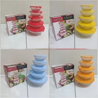 Mangkok kaca 5 susun / Mangkok beranak / mangkok susun / mixing bowl  HC