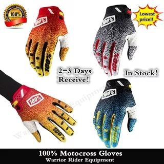 100% Sarung Tangan Motor Motorcross Off-road Motorcycle Gloves Dukung COD Terima Dalam 2-3 Hari