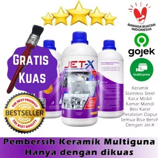 PROMO CAIRAN PEMBERSIH KERAMIK PORCELAIN PANCI STAINLESS JET-X MULTIGUNA 500 ML