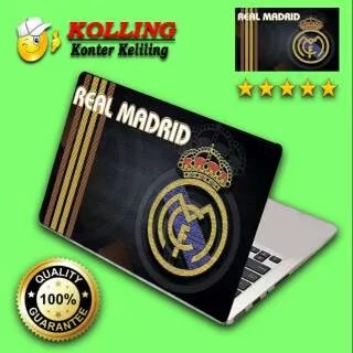 Stiker Laptop 11, 12, 14, 15 inch / Garskin Laptop / Real Madrid