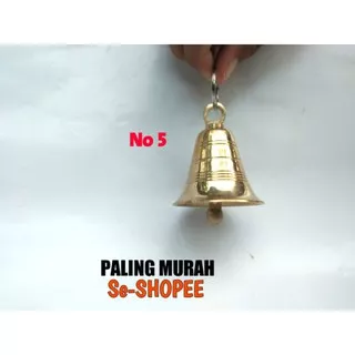 lonceng kuningan lonceng kuningan no 5 bell kuningan bel kuningan paling murah