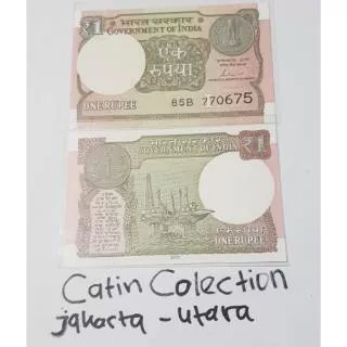 SH-007 Uang kertas 1 rupee india