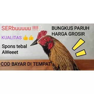 bungkus paruh ayam satu pasang / ayam bangkok aduan / bungkus cucuk ayam bangkok aduan,