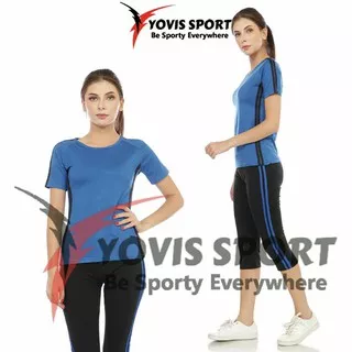 Setelan Baju Senam /Olahraga Setelan Celana pendek 7/8 Wanita terbaru/baju olahraga wanita