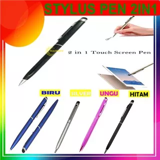 Pen Stylus 2in1 Pulpen Stylus Pena Stylus Ballpoint Stylus Smartphone Touch Screen Stylus Pen