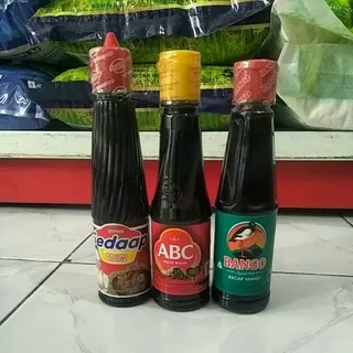 Kecap Manis Botol kecil 135ml (ABC, Bango, Sedaap)