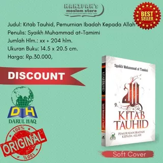 Buku Kitab Tauhid Abdul Wahab | Syaikh Muhammad At Tamimi Bin Abdul Wahhab | Kitab Tauhid Darul Haq
