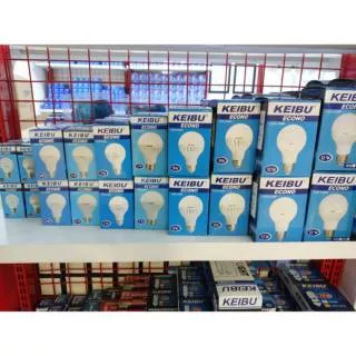 Lampu LED ECONO 3 Watt / 3W tipe E27 Warna Merah, Biru, Hijau KEIBU