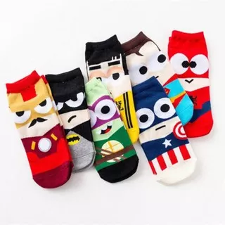 Socks Kaos Kaki socks wanita anak  Motif - Transformers Minion