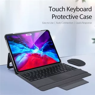 DUX DUCIS WIRELESS KEYBOARD CASE IPAD PRO 12.9 inch 2021 / 2020 / 2018 (TANPA HOME BUTTON)