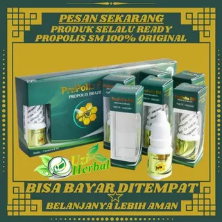 Propolis SM Obat Tenggorokan Sakit, Tenggorokan Gatal Dan Batuk Berdahak, Tenggorokan Kering Herbal