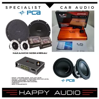 Paket Hemat Mantap audio Pca , LM ,Nakamichi Speaker split , power DSP