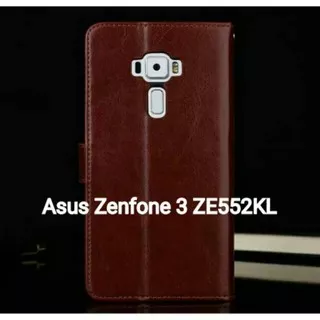 Asus Zenfone 3 5.5 ZE552KL Flip Cover kulit Flip Case Wallet Leather