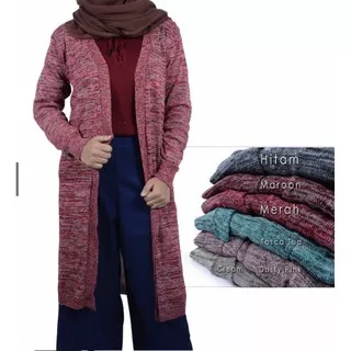 CARDIGAN WANITA LONG TWIST CARDY/CARDIGAN RAJUT WANITA PANJANG/CARDIGAN RAJUT WANITA LONG