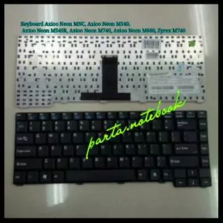 Keyboard Axioo Neon MNC, Axioo Neon M540 M54SR M740 M660, Zyrex M740