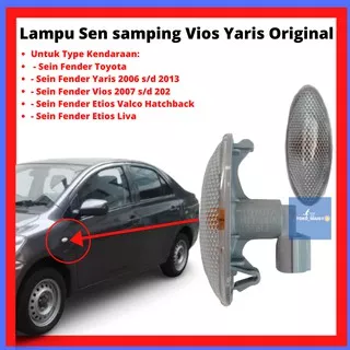 Lampu Sein Fender Vios Yaris/ Lampu Sen samping/Sein  Fender Etios Valco Hatchback/Sein Fender Etios