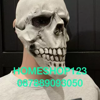 TOPENG TENGKORAK HALLOWEEN, MASK SKULL HALLOWEEN, TOPENG HORROR, SKULL