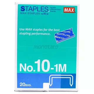 Staples max no 10 / isi staples max no 10 / isi staples kecil / isi staples / max