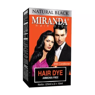 MIRANDA HAIR DYE NATURAL BLACK 25gr