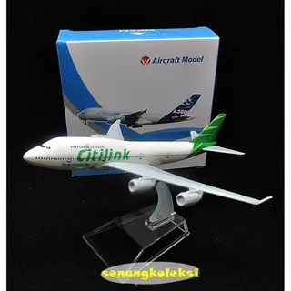 Pajangan Miniatur Diecast Pesawat Citilink