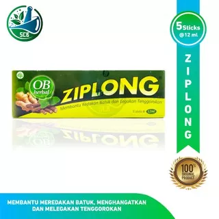 Ob Herbal Ziplong Isi 5 Sachet @12ml - Meredakan Batuk Melegakan Tenggorokan