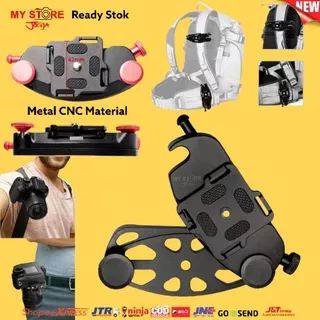 Metal CNC Camera Waist Belt Quick Strap Button Clip Fas Loading Holster Camera Canon DSLR EOS M R Nikon Z Sony Fujifilm A6000 A6100 A6300 A6500 A5100 A6400 A6600 A7 A7II A7R A7S III II XA10 XA20 X-T1 X-T2 X-T3 X-T4 X-H1X-T10 X-T20 7D 6D Strap tali Kamera