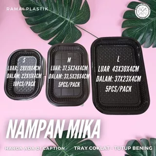 Nampan mika kue besar/ nampan kue isi 5pcs per pack