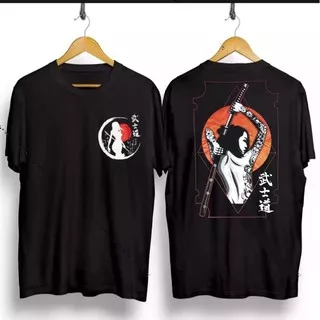 ( COD ) KAOS DISTRO SAMURAI GEISHA TATO // BAJU JEPANG // BAJU PREMIUM // TERMURAH // TRENDY