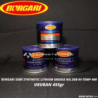 GREASE / GEMUK SEMI SYNTHETIC LITHIUM GREASE HIGH TEMP 400 BURGARI -455 GR