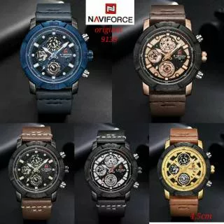 JAM TANGAN TALI KULIT NAFIVORCE 9139 ORIGINAL