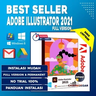 Software Illustrator 2021 Full Version Software Vektor Design Grafis / Corel Draw 2021 / CorelDRAW / AutoCAD