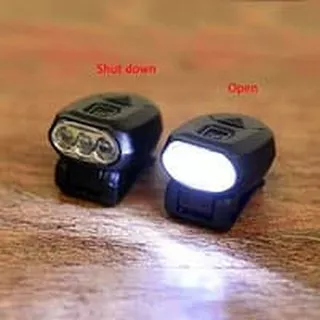 Senter LED Lampu Mini Kecil Emergency Camping Mancing Clip Jepit Topi SENTER LED SEPEDA MANCING DLL