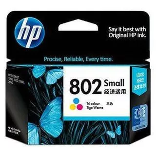 Tinta Catridge HP 802 Color Small Original Ink Cartridge Katrid , Katrit HP 802 Colour