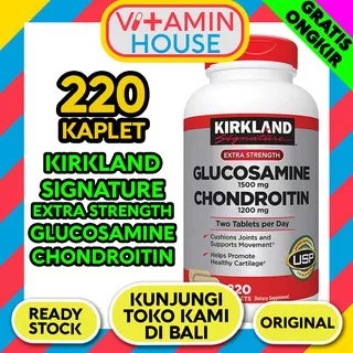 kirkland Glucosamine & Chondroitin - 220 tablet ORI USA import