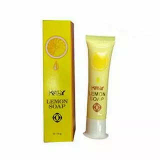 Kelly lemon soap/facial shop/sabun muka/pembersih wajah/sabun wajah/kelly kosmetik