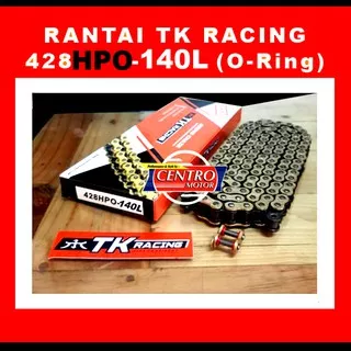 RANTAI TK HPO 428-140 GOLD, RANTAI EMAS DENGAN ORING MERK TK RACING